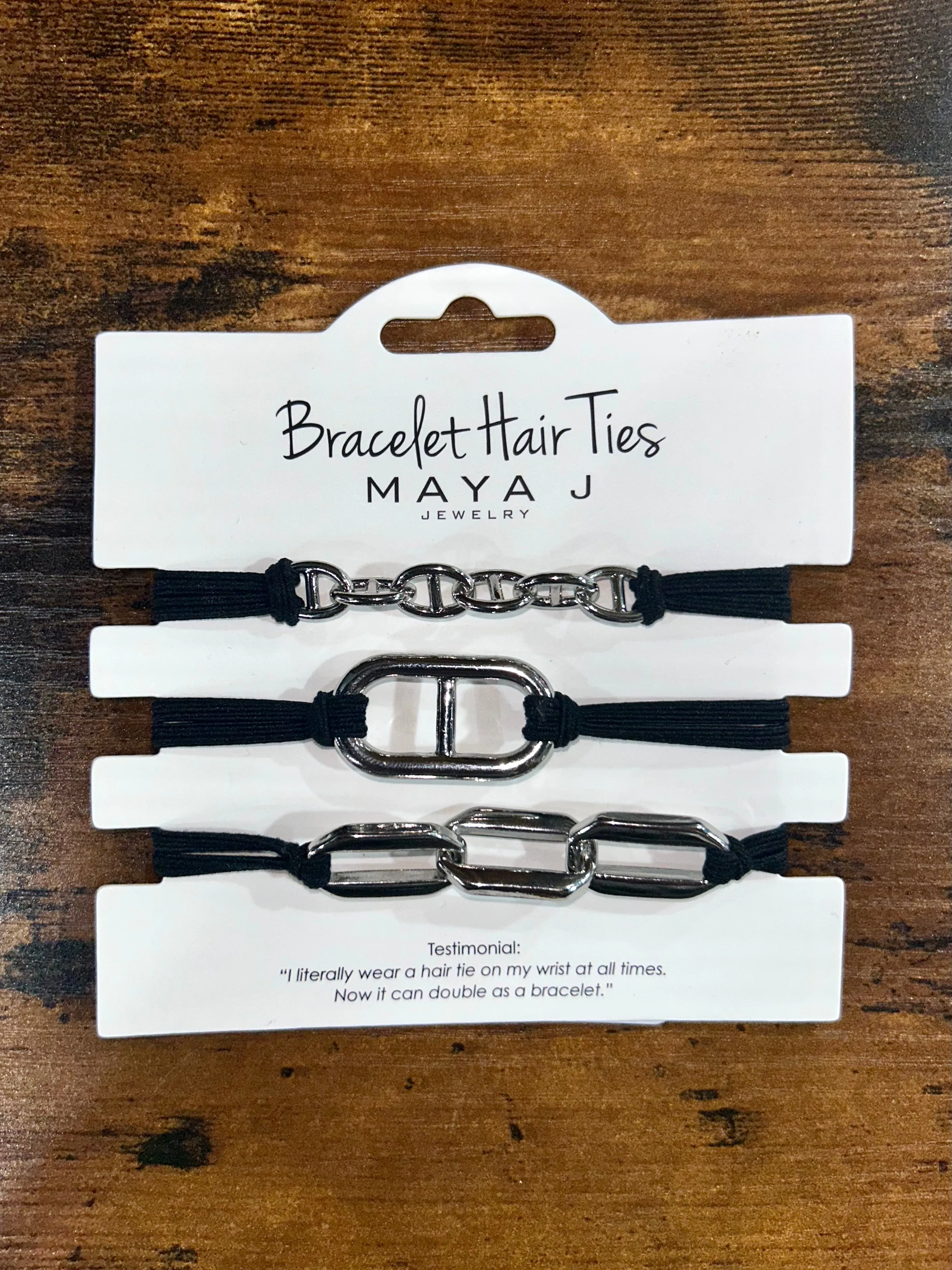 MAYA J Bracelet Hair Ties