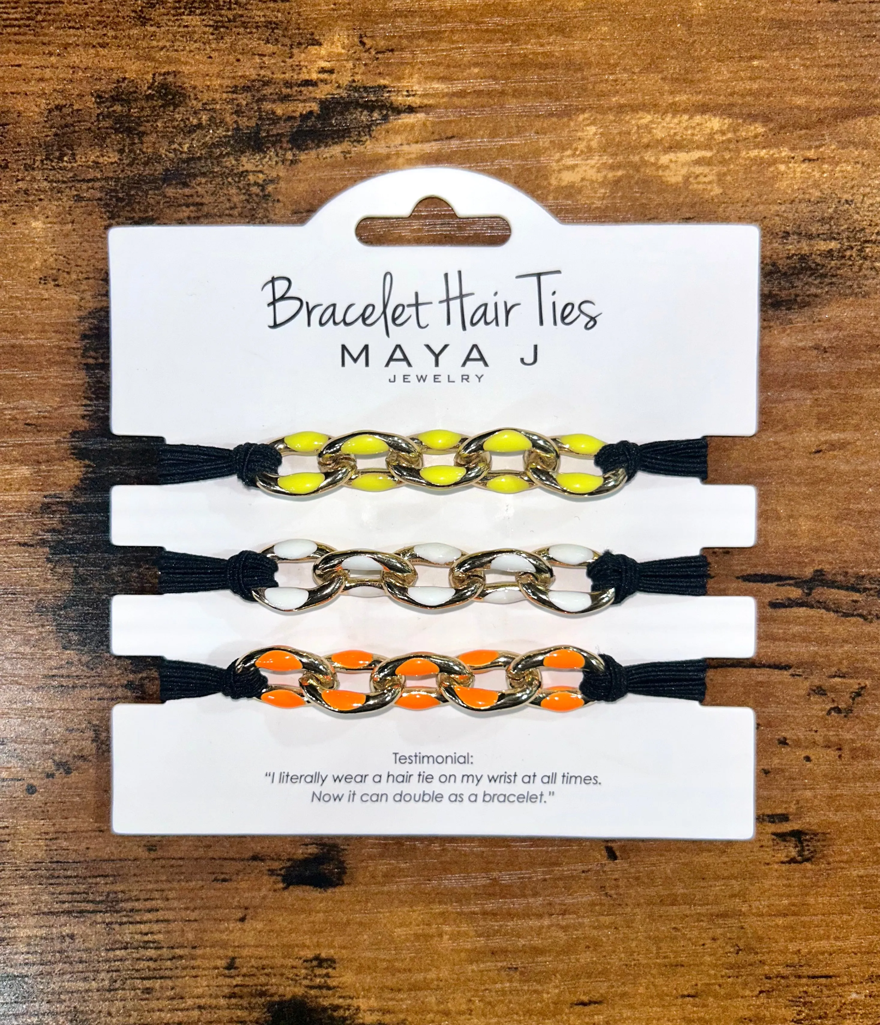 MAYA J Bracelet Hair Ties