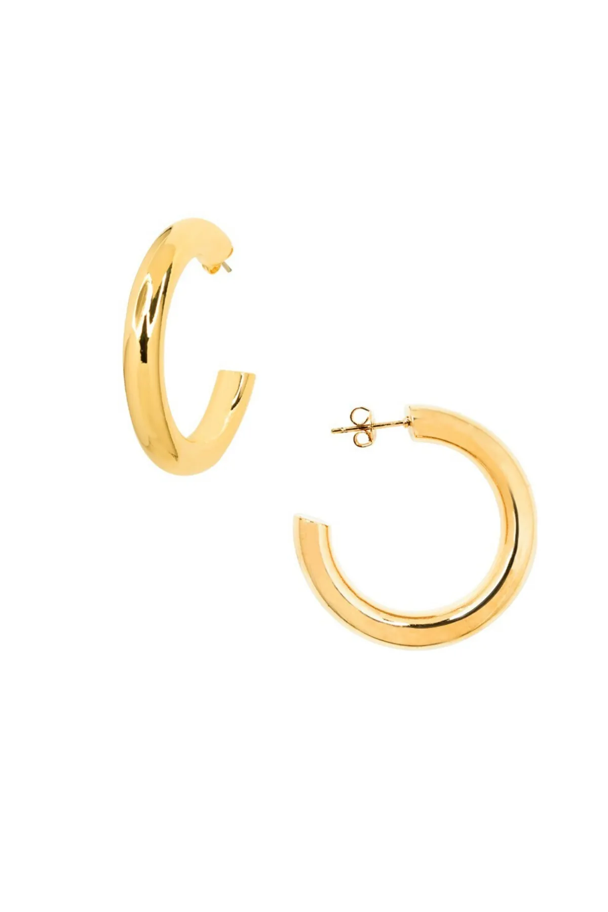 Meg 14K Gold Dipped Hoop Earrings