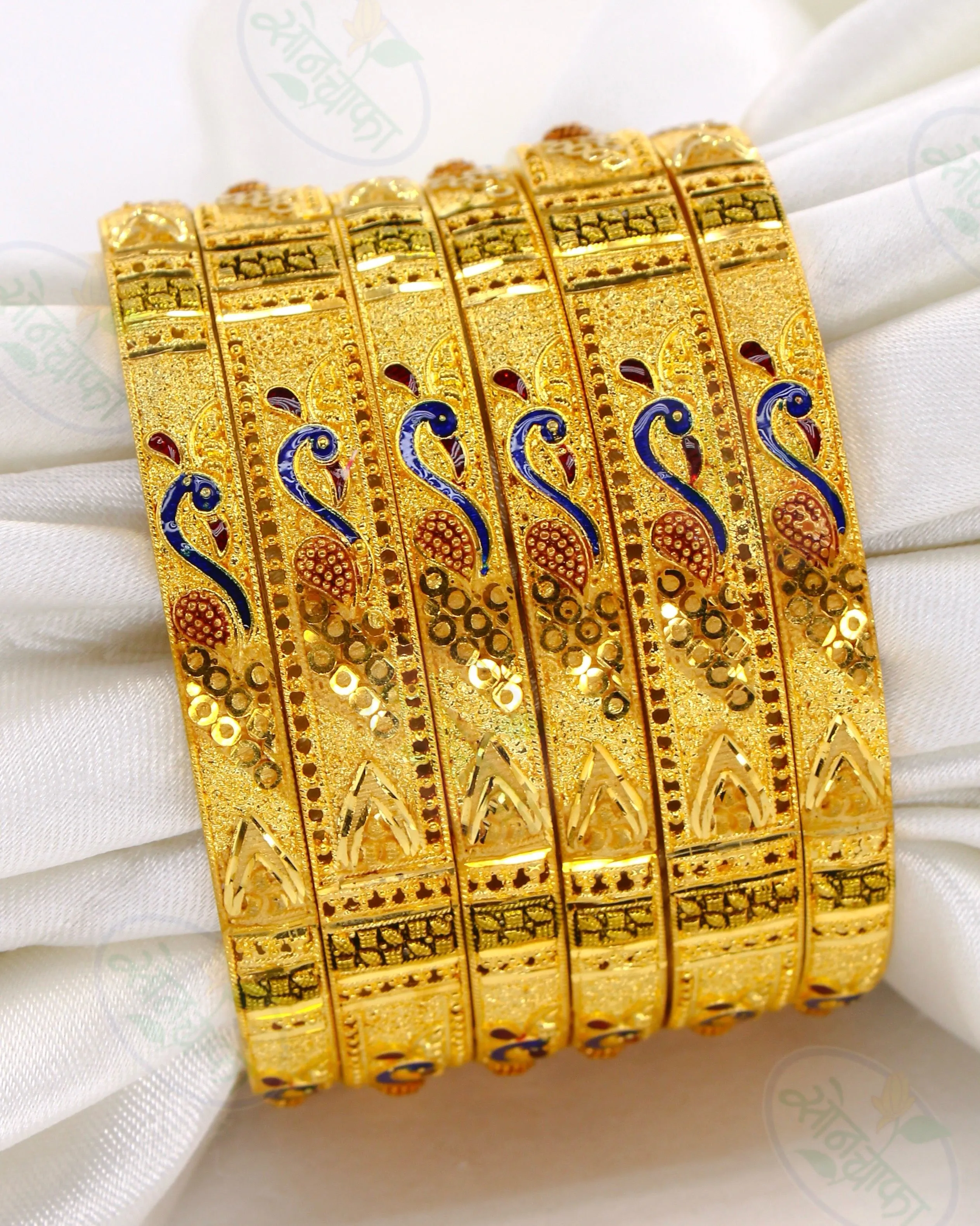 MINA PEAFOWL DESIGNER BANGLES