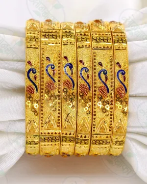 MINA PEAFOWL DESIGNER BANGLES