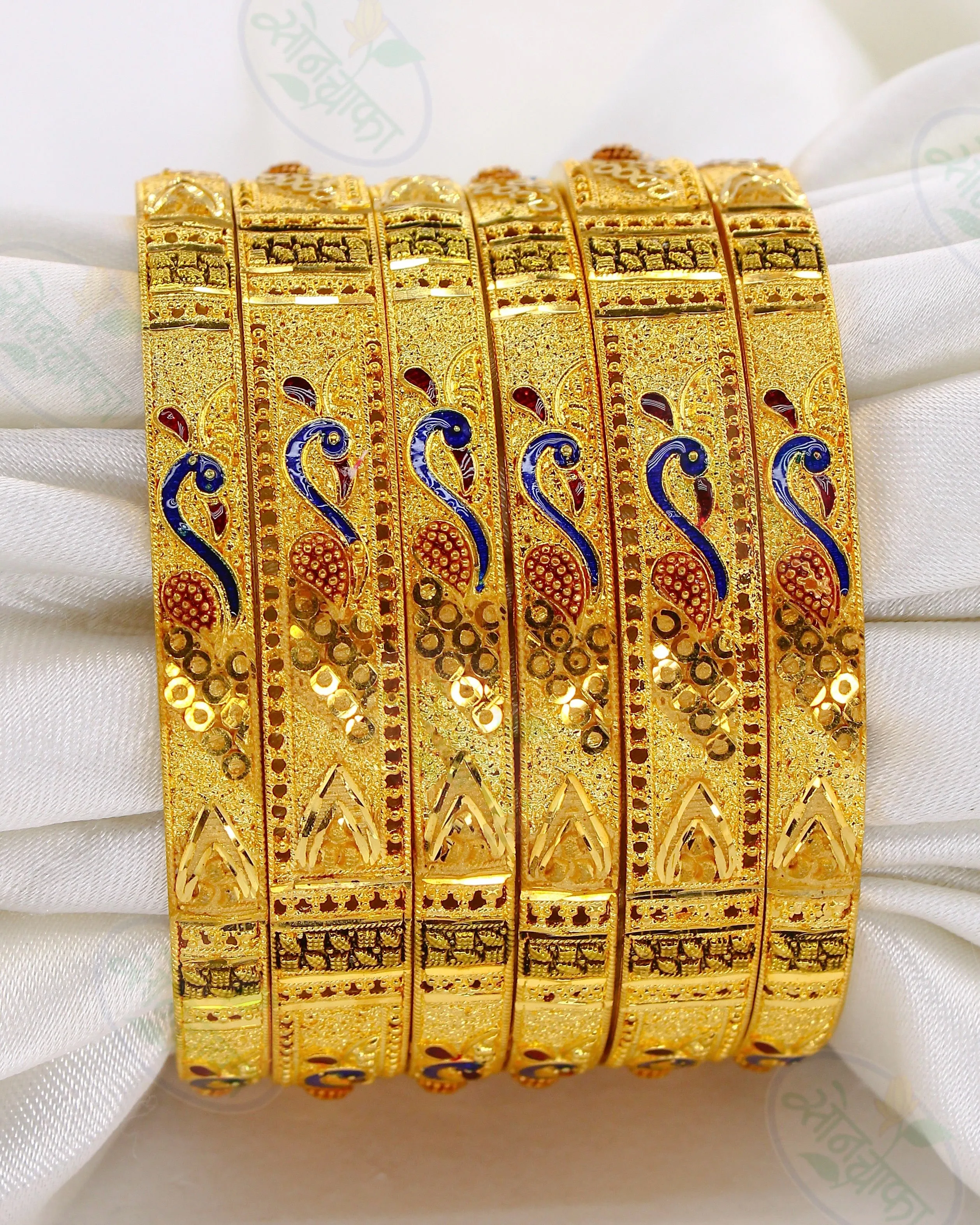 MINA PEAFOWL DESIGNER BANGLES