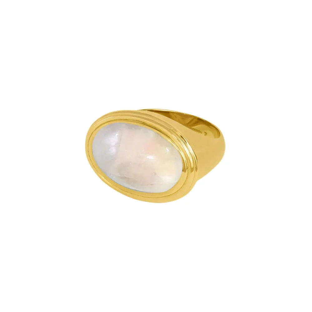 Moonstone Forme Statement Ring