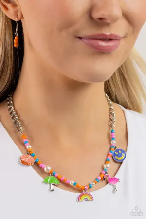 Necklaces Summer Sentiment - Orange N2382