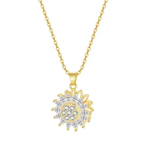 Nehzus Jewelry Sunflower Clavicle Chain Temperament New Female Necklace