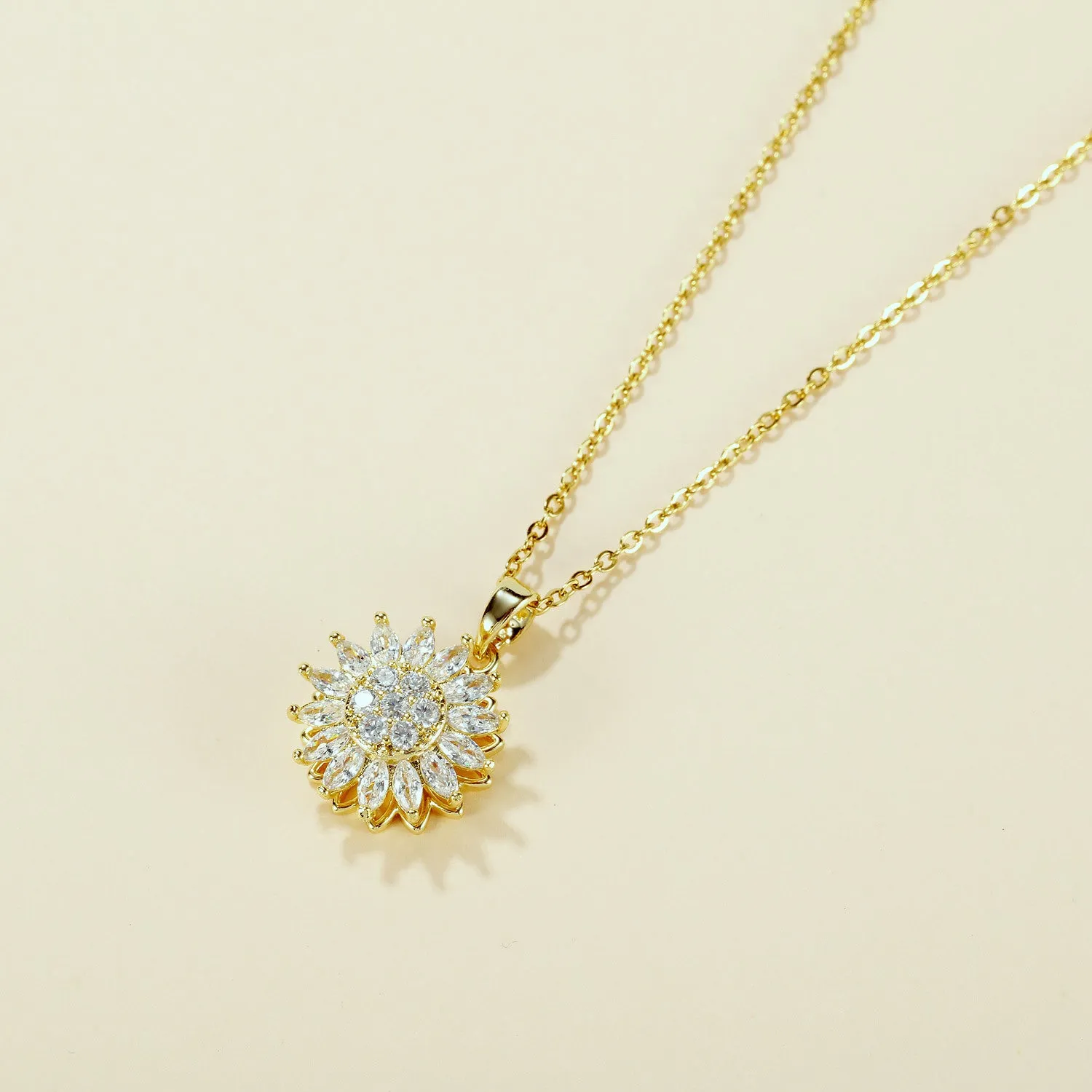 Nehzus Jewelry Sunflower Clavicle Chain Temperament New Female Necklace