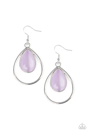 Paparazzi Earring ~ Color Me Cool - Purple