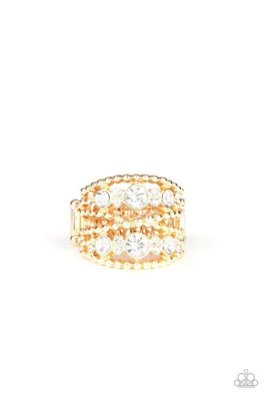 Paparazzi Ring ~ Prismatic Powerhouse - Gold