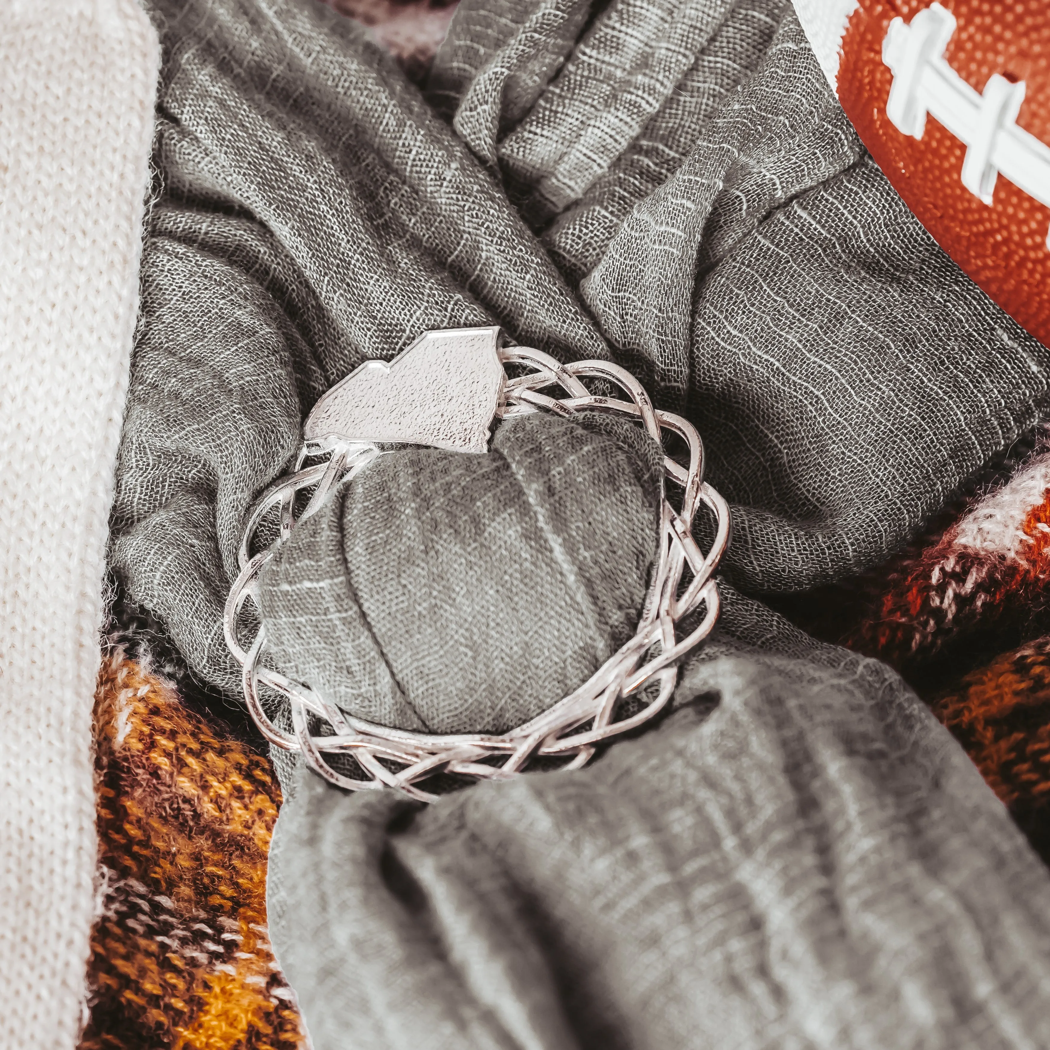 Pewter Scarf Rings - Dogwood - Starfish - Heart - North Carolina - South Carolina - Gamecocks - Several Designs