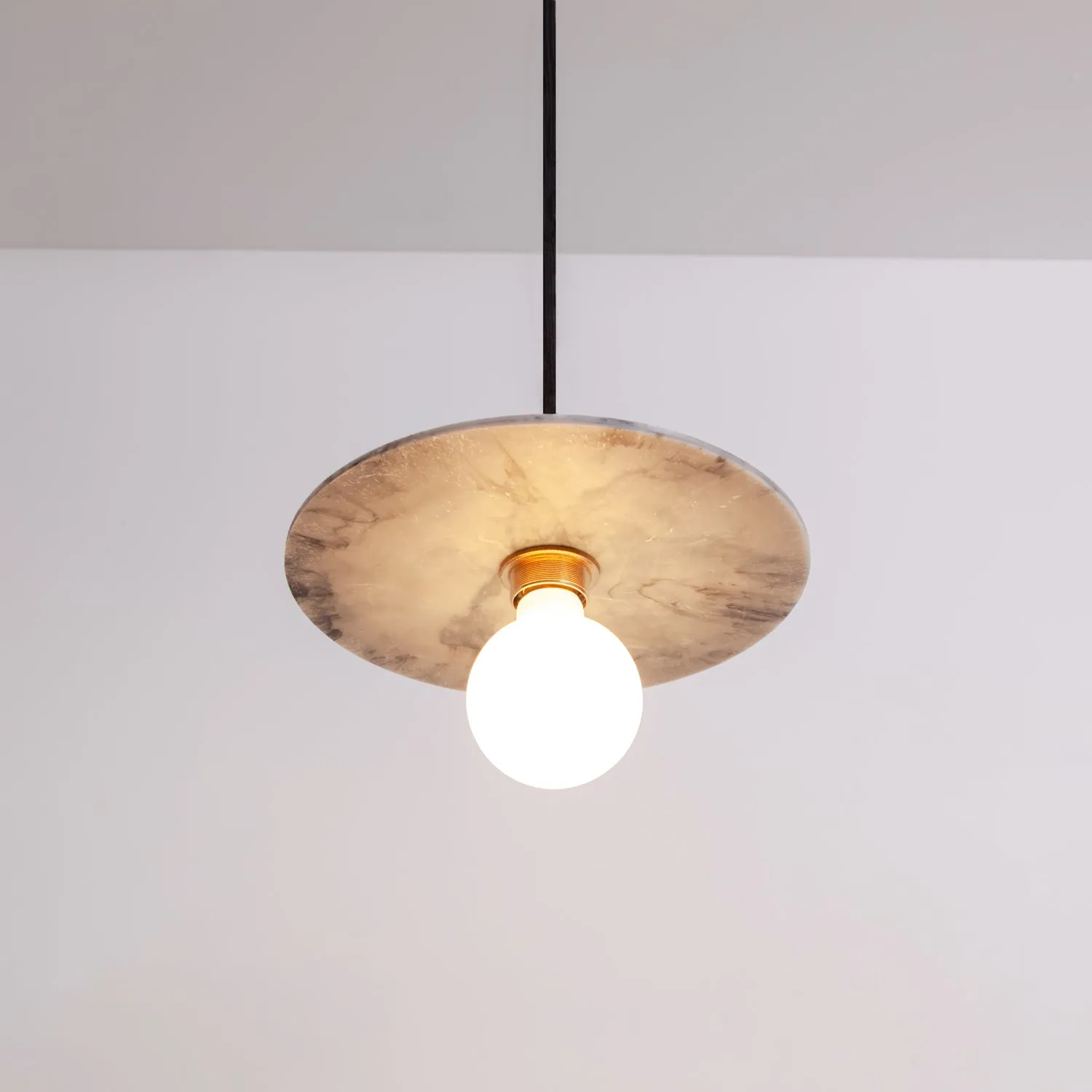 "Arc" Pendant Light - Marbled Recycled Plastic