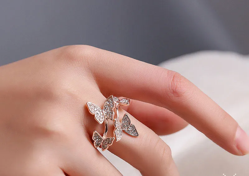 R616 - Elegant Butterfly Ring