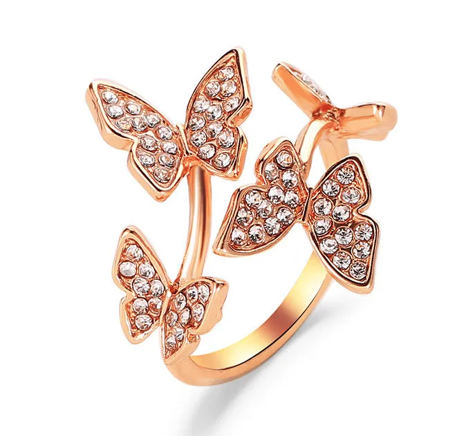 R616 - Elegant Butterfly Ring