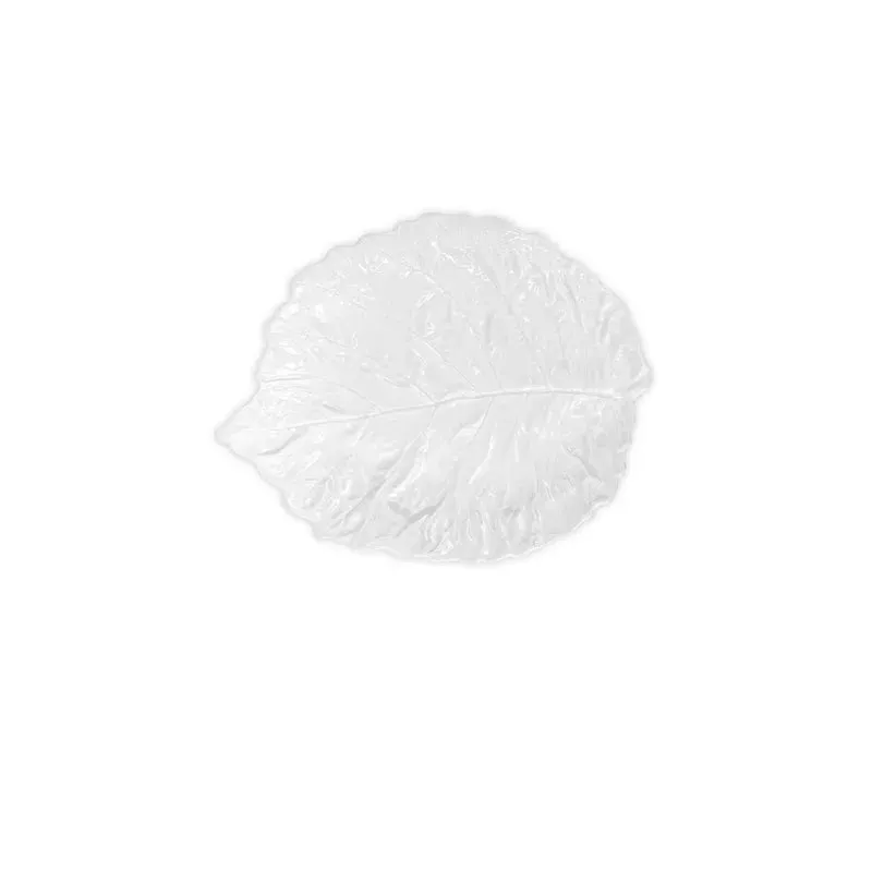 Rosanna Nature's Table White Leaf Tray | 7 inches