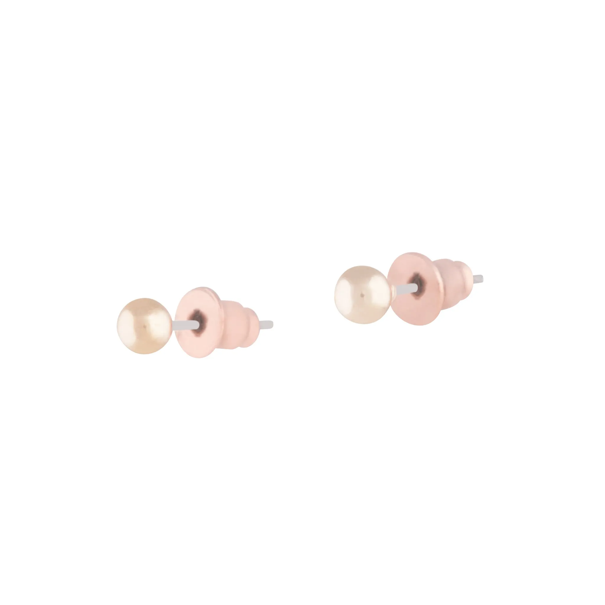 Rose Gold Small Plain Ball Stud