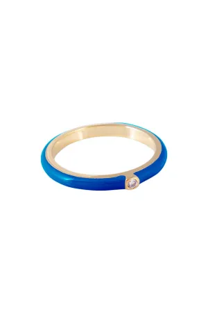 Royal Enamel Stacker Ring