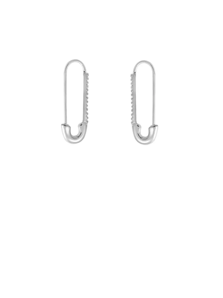 Safety Pin Earrings by boma