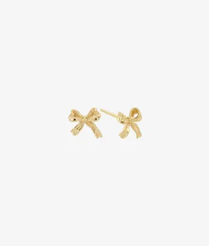 SHASHI Charlotte Mini Bow Stud Earrings