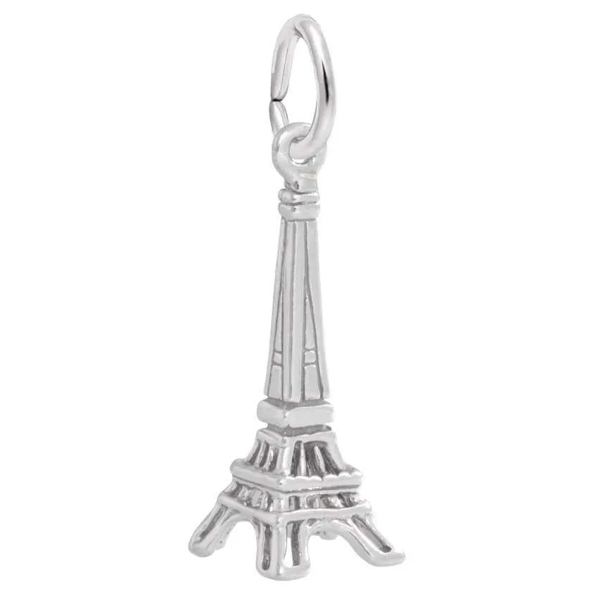 Silver Eiffel Tower Charm 0253