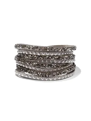 Sparkling Studded Wrap Bracelet