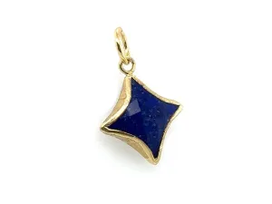 Starry Night Stone Star Charm