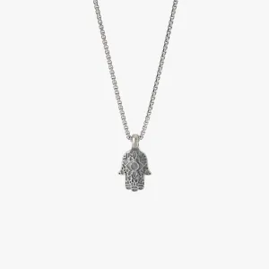 Sterling Silver Hamsa Necklace