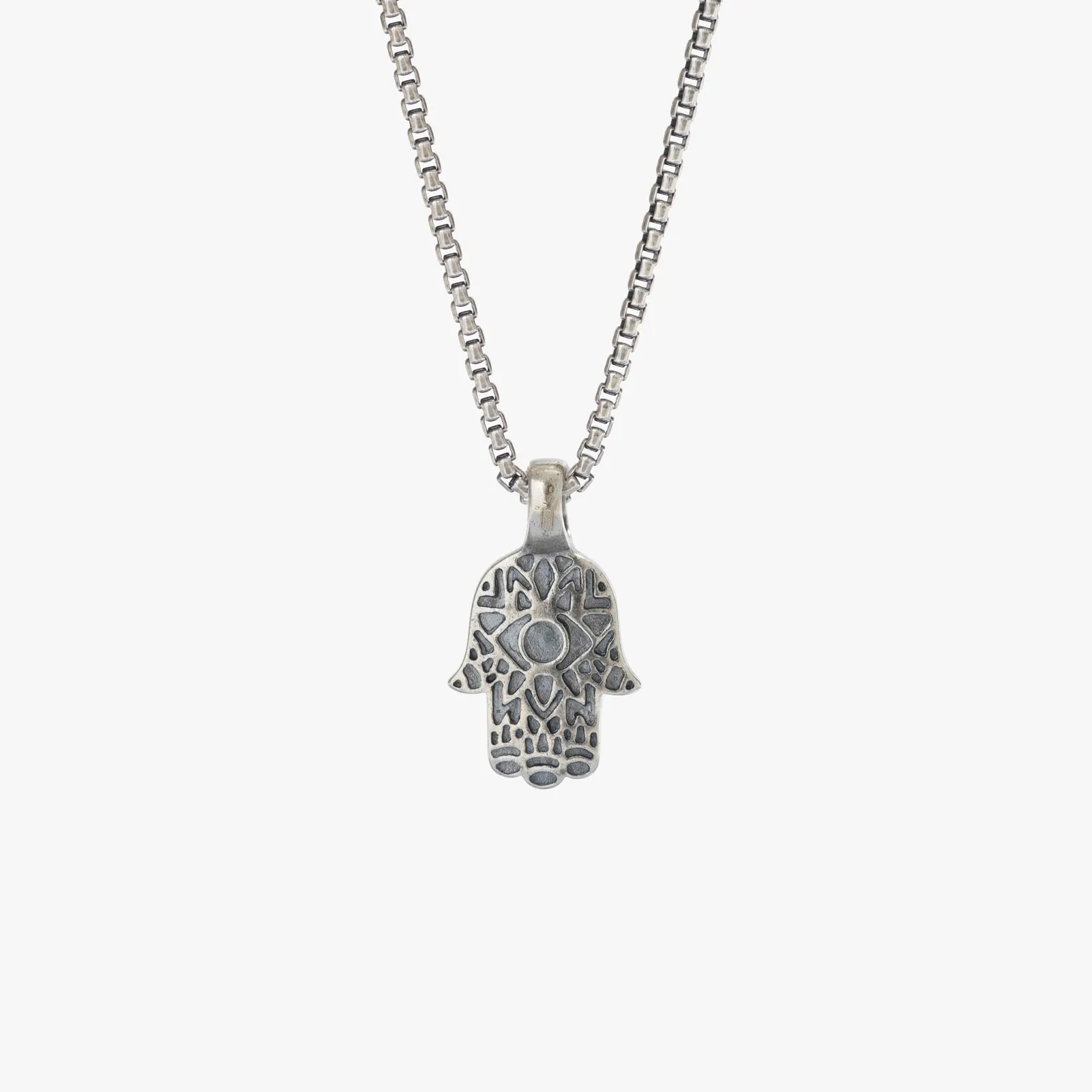 Sterling Silver Hamsa Necklace