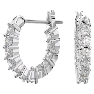 Swarovski Vittore Hoop Earrings - Silver