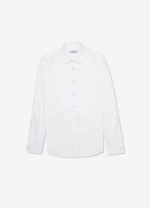 Tailored Fit Marcella Bib Tuxedo Shirt White