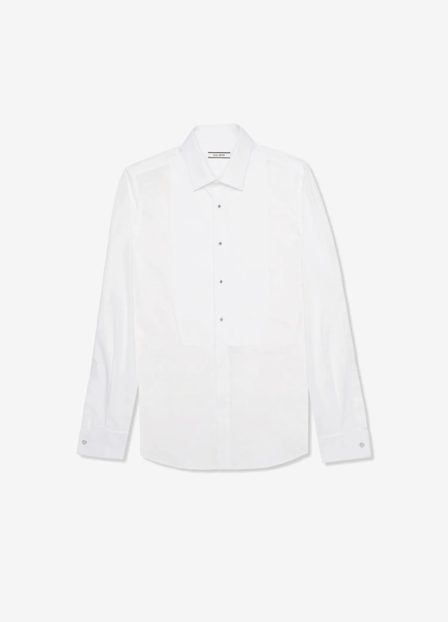 Tailored Fit Marcella Bib Tuxedo Shirt White