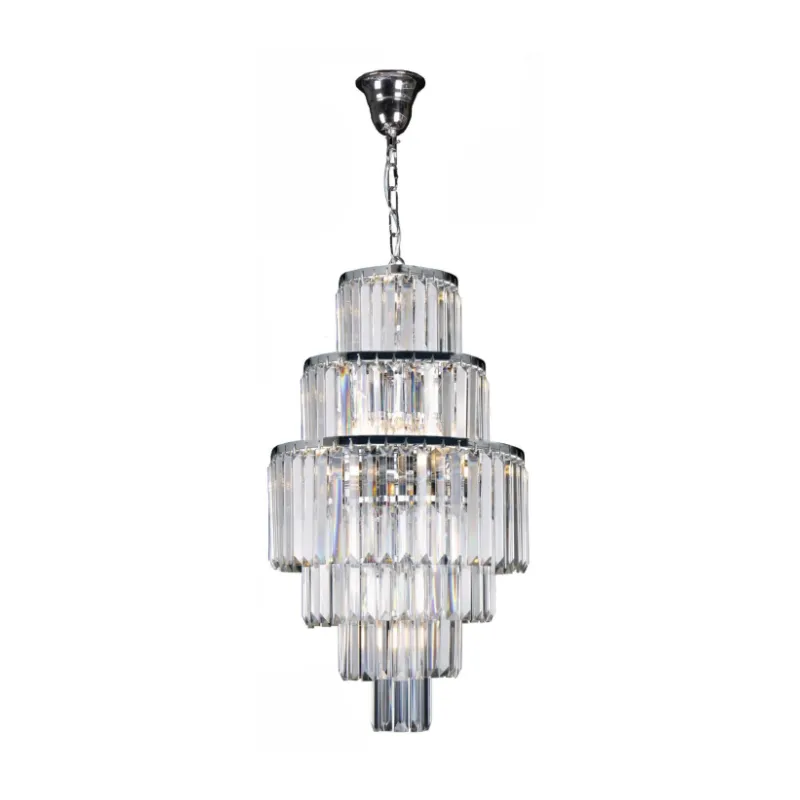 Traditional Crystal Multi-tiered Pendant Light | Assorted Sizes