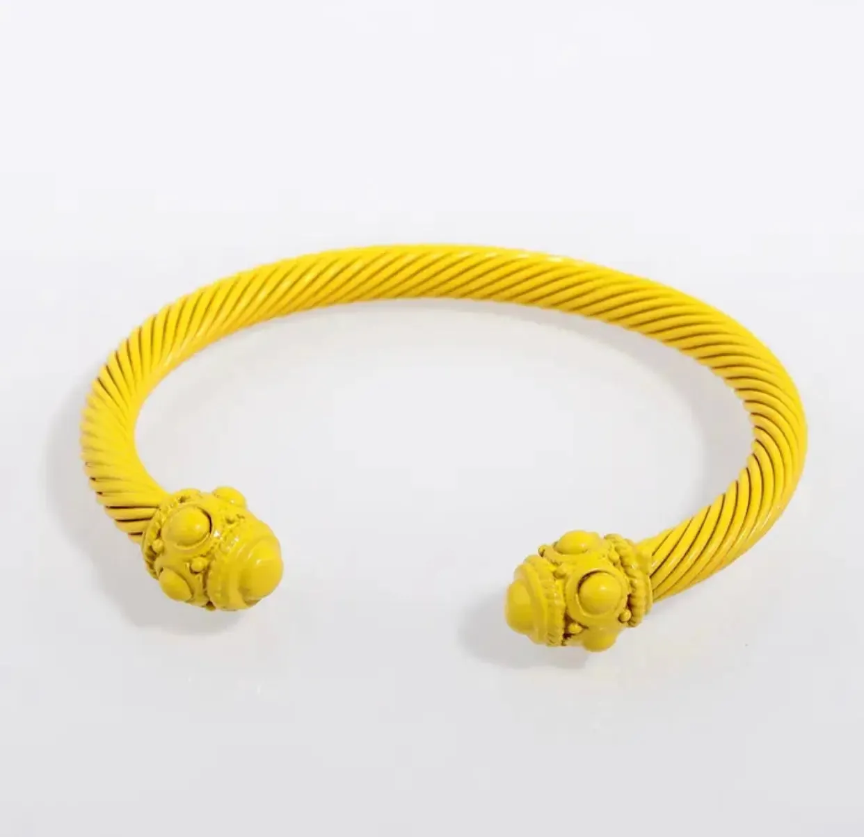 Twisted Cuff Bright Colored Bangles