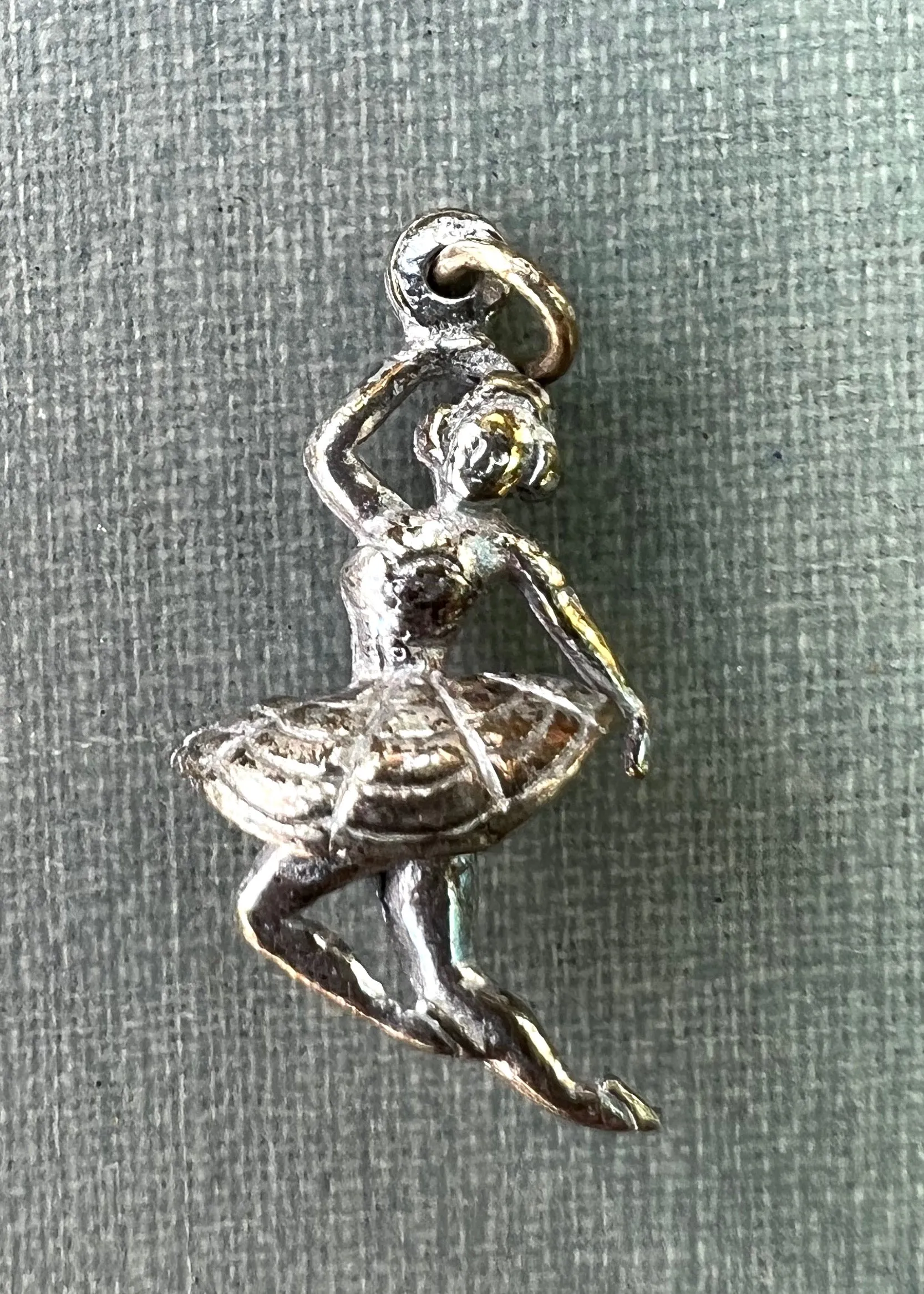 Vintage 2.5cm Ballet Dancer Charms