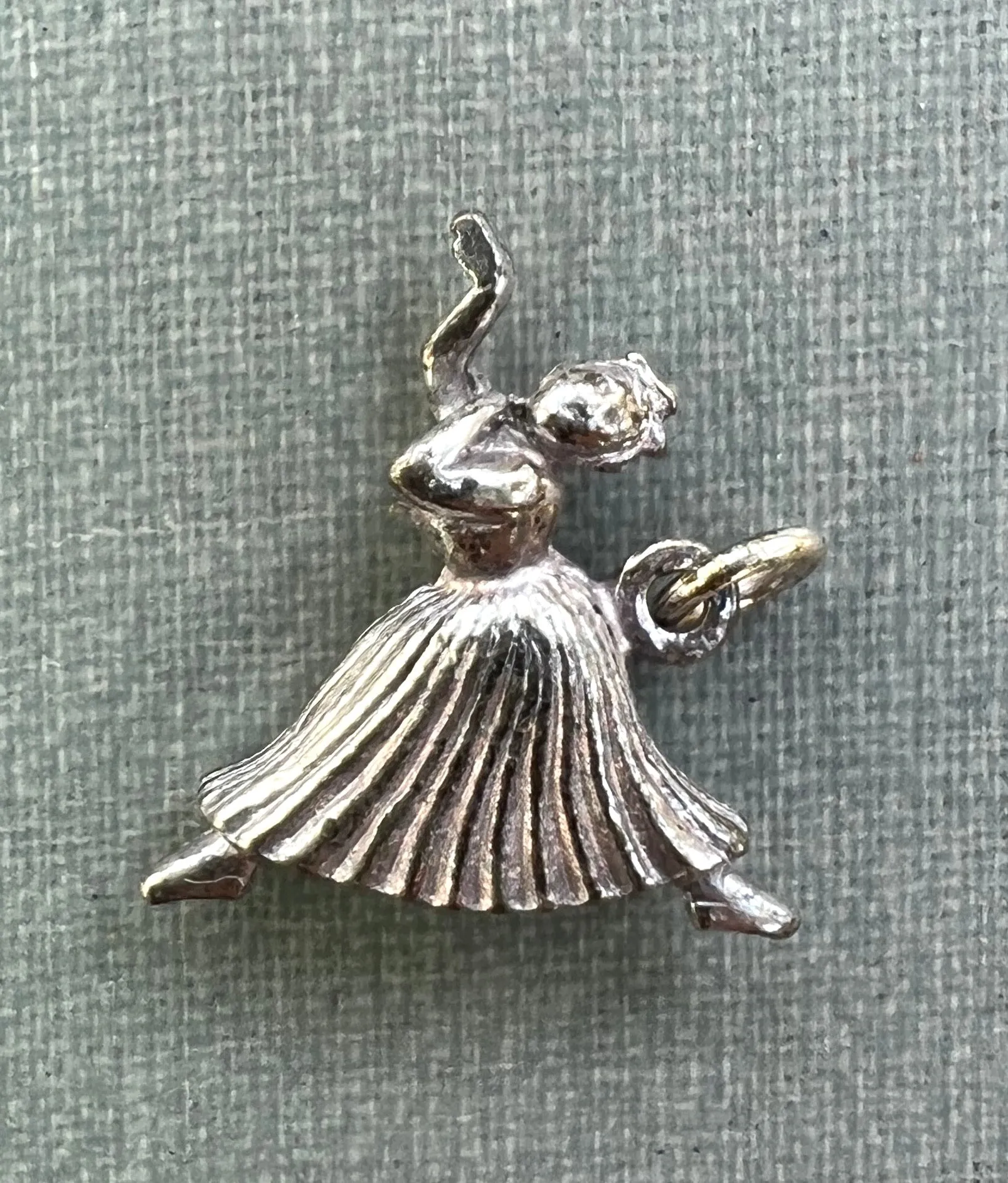 Vintage 2.5cm Ballet Dancer Charms