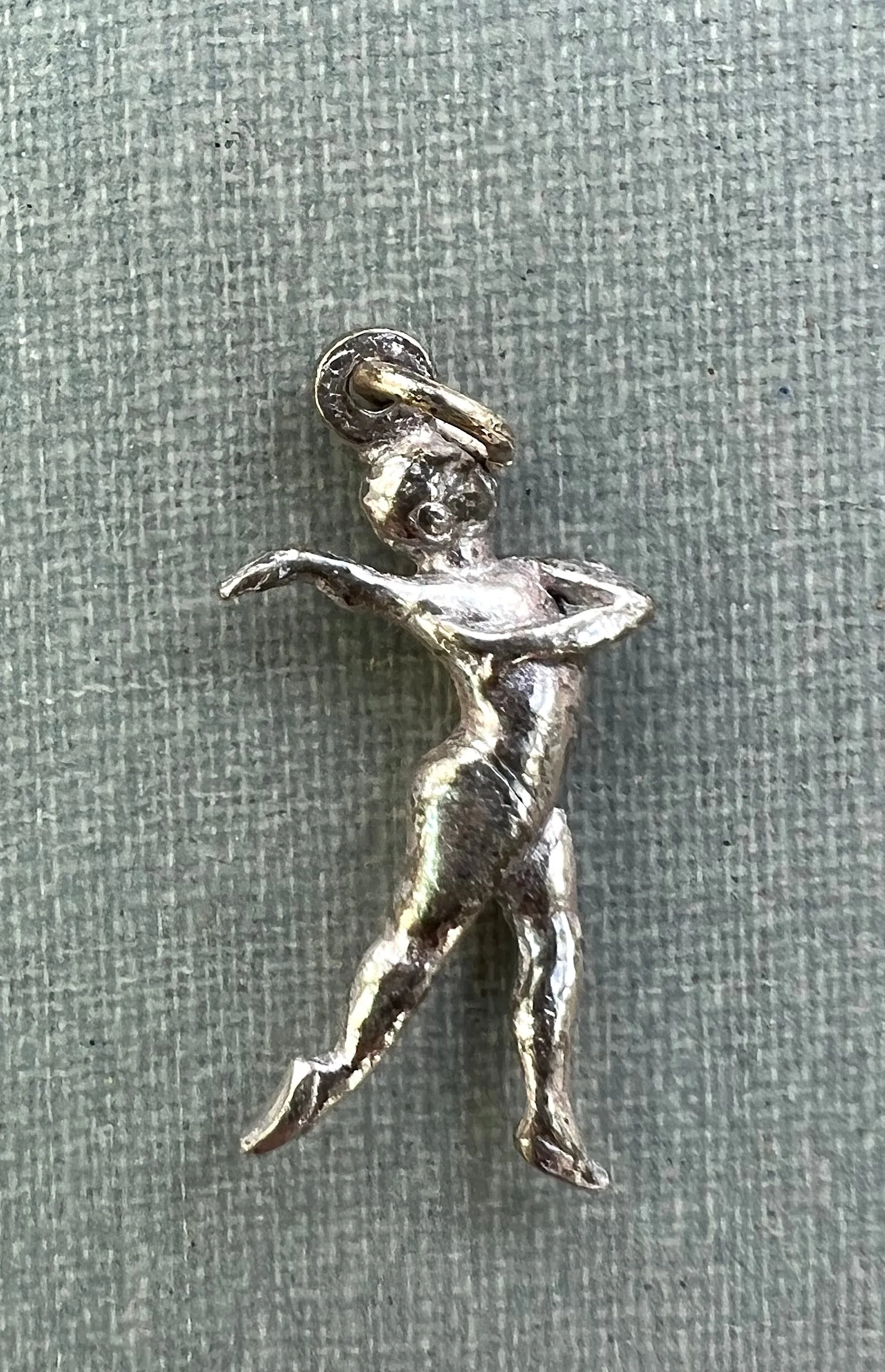 Vintage 2.5cm Ballet Dancer Charms