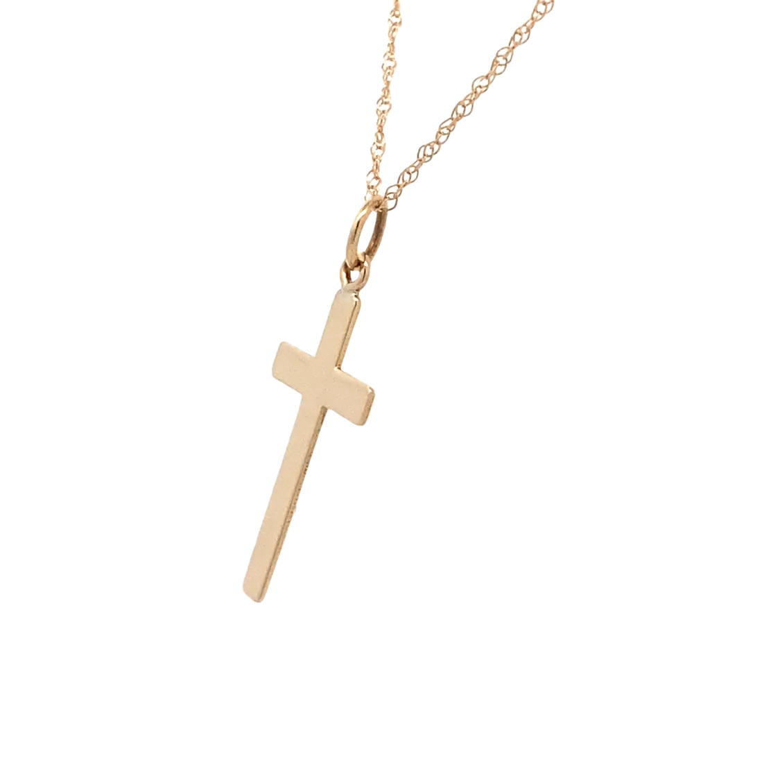 Yellow Gold Cross Pendant