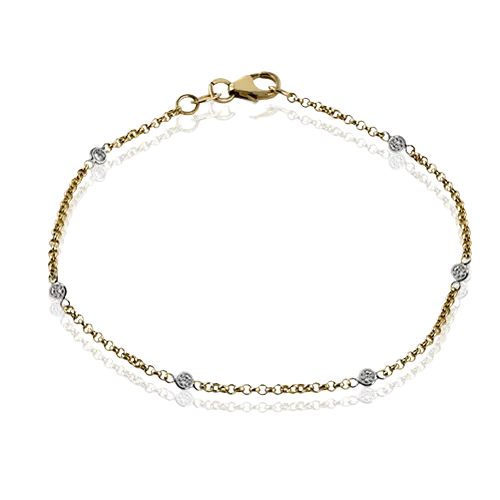 ZB122 Bracelet in 14k Gold with Diamonds